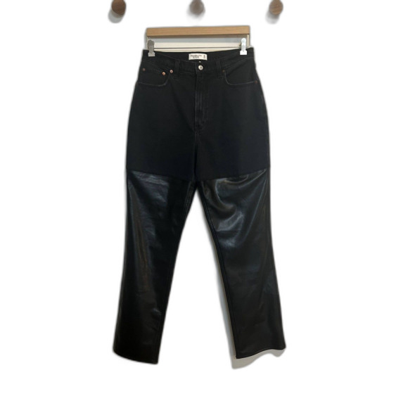 Abercrombie & Fitch Pants Curve Love The '90s Straight Ultra High Rise 10 Short - Picture 13 of 13